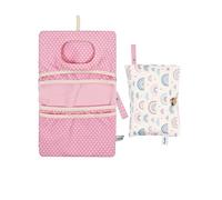 ShiciMici Nappy bag for on the go, changing table organiser, casual changing bag, cream, Modern