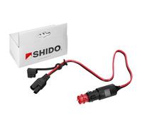 Shido Fit & Forget Motorcycle & Car Battery Cigarette Lighter Socket Adapter for Shido DC1.0 & DC4.0 Battery Chargers