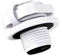 Shidongbla 2Pcs Inflatable Boat Air Valve, One-way Inflation Replacement Screw, for Rubber Dinghy Raft Kayak Pool Airbed PVC Boat (white,1pcs)