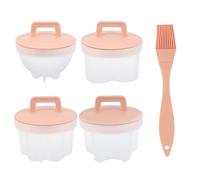 SHIDOW Egg Poacher Cups, Microwave Egg Poacher, Hard Boiled Egg Maker, Boiled Egg Cooker Without Shell, BPA Free Non-Stick Egg Poacher, Fast Poaching Egg Cooker for Hard Boiled Eggs