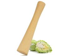 SHIDOW Sauerkraut Pounder Wood, Wooden Tamper Tool, Wood Fermenting Tamper for Vegetable Fermentation Jar for Sauerkraut Kimchi and Meat Tenderizing