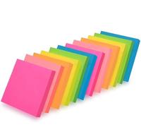 Shiduo - Sticky Notes 3x3 Inch - 12 Pack | Multicolored Self-Adhesive Memo Pads for Office, School & Home | 80 Sheets Per Pad | Easy-Peel, Reusable & Strong Adhesion for Notes & Reminders