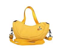 SHIDXIB 1Pcs Cute Fruit-shaped Bag For Women's Casual Outing Banana Shaped Canvas Handbags Cartoon Bag Cute Small Coin Purse For Women, Yellow, Canvas Handbag
