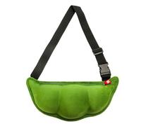 SHIDXIB 1Pcs Cute Pea Shaped Funny Pack Plush Chest Purse with Cartoon Design Convenient Crossbody Bag