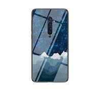 SHIEID Case for OPPO Reno 2 Case,Marble Clear Tempered Glass Case Soft Silicone Phone Cover Case Suitable for OPPO Reno 2-Star Luo Chess Cloth