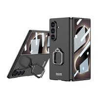 SHIEID Case for Samsung Galaxy Z Fold8 Ultra, Square Ring Stand Cover, Built-in Screen Protector, Ultra Slim Protective Case, Stealth Black