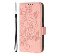 SHIEID Case for ZTE Blade V70 Max Wallet Cases, Wallet Cover Magnetic Closure and Flip Stand Caser, Premium 3D Vintage elegant print Phone Shell Cases Suitable for ZTE Blade V70 Max, Pink