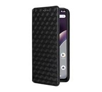 SHIEID Leather Case Compatible with ZTE Nubia Neo 2 5G, Vintage PU Leather Folio Cases with Card Slots Kickstand Shockproof Flip Phone Cover for ZTE Nubia Neo 2 5G Black