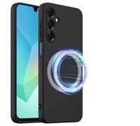 SHIEID Schutzhülle für Samsung Galaxy A16 4G Hülle, Hochwertige flüssige Silikon-Softshell,rutschfeste Schale, Kompatibel mit Mag-Safe, Handyhülle mit Voll Kamera Schutz Samsung Galaxy A16 4G-Schwarz