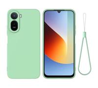 SHIEID Silicone Case for Xiaomi Poco C85x, Liquid Silicone Gel TPU Cases, Silky-soft touch Full-Body Protective Caser, with Suitable for Xiaomi Poco C85x Shockproof cover-Green