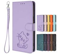 SHIEID Suitable for ZTE nubia Z80 Ultra, Case [Magnetic] Premium PU Leather Cover [Printed pattern] Flip Wallet Phone Compatible with ZTE nubia Z80 Ultra-Light purple