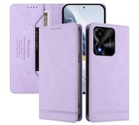 SHIEID Wallet Case for Honor X5c Plus Flip PU Leather Card Cover with RFID-blocking card compartment, Compatible with Honor X5c Plus Light purple