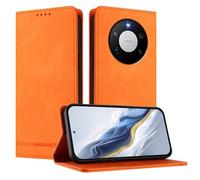 SHIEID Wallet Case for Huawei Mate 80/80 Pro Flip PU Leather Card Cover with RFID-blocking card compartment, Compatible with Huawei Mate 80/80 Pro orange