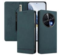SHIEID Wallet Case for Huawei nova 12i Flip PU Leather Card Cover with RFID-blocking card compartment, Compatible with Huawei nova 12i Dark Green