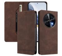 SHIEID Wallet Case for Huawei nova 12i Flip PU Leather Card Cover with RFID-blocking card compartment, Compatible with Huawei nova 12i Brown