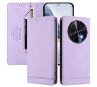 SHIEID Wallet Case for Huawei nova 12i Flip PU Leather Card Cover with RFID-blocking card compartment, Compatible with Huawei nova 12i Light purple