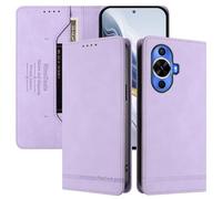 SHIEID Wallet Case for Huawei nova 12s Flip PU Leather Card Cover with RFID-blocking card compartment, Compatible with Huawei nova 12s Light purple
