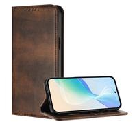 SHIEID Wallet Case for Oukitel C32 with RFID Blocking PU Leather, Flip Folio Book covers, Credit Card Holder Shockproof Compatible with Oukitel C32 Brown