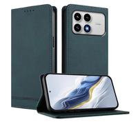 SHIEID Wallet Case for Xiaomi Poco F8 Pro 5G Flip PU Leather Card Cover with RFID-blocking card compartment, Compatible with Xiaomi Poco F8 Pro 5G Dark Green