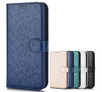 SHIEID Wallet Case for ZTE Nubia Neo3 GT 5G, Magnetic Enclosed Dot Painted Phone Cover ZTE Nubia Neo3 GT 5Ge Blue