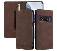 SHIEID Wallet Case for ZTE Nubia P7 Pro 5G Flip PU Leather Card Cover with RFID-blocking card compartment, Compatible with ZTE Nubia P7 Pro 5G Brown