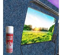 Shield Auto-Care 4 Way Stretch Lining Carpet Trim (Blue, 10M+ 10 Trim FIX)