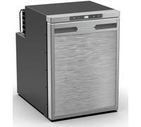 Shield Autocare 44L 12v Compressor Fridge Freezer for Campervan Caravan Motorhome Boat Van Conversion 2 Way Portable Dual Zone Mini Refrigerator Low Noise 12/240 volt (With Frame, Silver)
