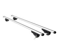 Shield Autocare Aluminium Roof Bars Universal Aluminium Lockable Anti Theft Car Roof Bars For Cars With Raised Running Rails Locking Roof Bar with 2 keys