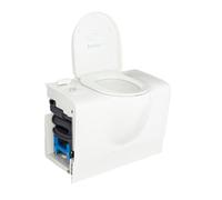 Shield Autocare Bench Cassette Toilet for Campervan Caravan Motorhome Camping Travel - Electric Flush, Built-In 20L Water Tank, Anti-Bacterial External Access Waste Tank