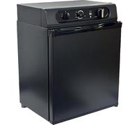 Shield Autocare Cool Mate 3 Way Absorption Campervan & Caravan Fridge Freezer 12v / 240v / Gas Electric (Black + Flue Kit, 60 Litre)