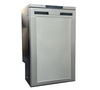 Shield Autocare Cool Mate 83L 12v/24v Compressor Fridge Freezer for Campervan | 2-Way Silver Refrigerator Digital Display for Caravan Motorhome Van Conversion RV