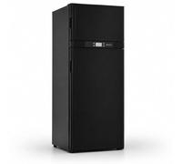 Shield Autocare Coolmate 140l Dual Door Campervan Fridge Freezer 12V/24V & 240V Compressor Refrigerator for Caravan, Motorhome, RV & Camping - Black