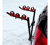 Shield Autocare Tow Bar Bike Carrier for 3 Bikes | Universal Tow Ball Mounted Cycle Rack | Heavy Duty Folding Bicycle Carrier | Fits Standard 50mm Towball | Steel Construction | Max Load 45kg