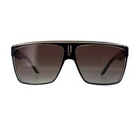 Shield Black Gold Brown Polarized 22 Sunglasses Carrera Black One Size