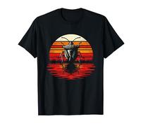 Shield Bug Sunset Retro Style Safari Vintage 70s Insects T-Shirt