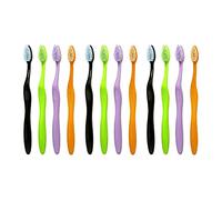 Shield Care Elegant Brush with Super Soft Bristles Toothbrush, PBT Filaments, Designed for Sensitive and Swollen Teeth, Secure Cap, Ideal for Adults - 12 Count (Pack of 1)