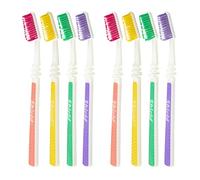 Shield Care Flex Manual Toothbrush Value Pack, Full Multi-Level Filaments, Soft Bristles for Deep Cleaning, Designed to Improve Gum Health, Ideal for Adults - 8 Count (Pack of 1)
