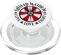 Shield Maiden Live Love Fight PopSockets PopGrip for MagSafe