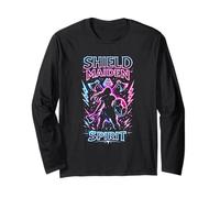 Shield Maiden Spirit - Viking Warrior Woman Long Sleeve T-Shirt