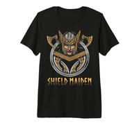 Shield Maiden Viking Female Warrior Scandanavian Premium T-Shirt