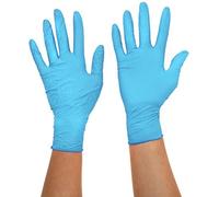 Shield Medium Nitrile Gloves. Powder Free - Box of 100 by Shield