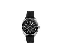 Shield Men's Sonar Chronograph Strap Watch with Date in Silver Shield Silver One Size