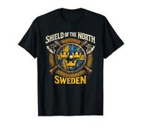 Shield of the North - Sweden Viking Norse Mythology T-Shirt