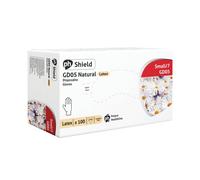Shield Scientific Powder-Free Latex Gloves Natural Size S (Pack of 100) GD05