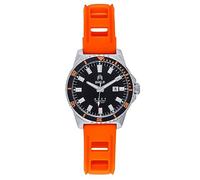 Shield Reef Strap Watch w/Date - Orange