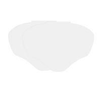 Shield Replacement Lens, Replacement for S8555, for Honeywell Uvex S8500/S8510 Bionic Face Shield Cover, Protective Full Face Shield, with Clear, Anti Fog Hardcoat (2 EVA)