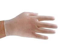 Shield Size L Clear Vinyl Disposable Gloves Pack Of 100 Powdered