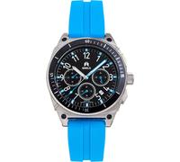 Shield SLDSH113-3 Mens Sonar Chronograph Strap Watch with Date, Light Blue