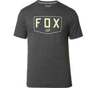 Shield Ss Tech Tee Heather Black