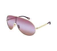 Shield Sunglasses - female - Chloé - Sunglasses - Yellow - ONE SIZE - Accessories ONE SIZE